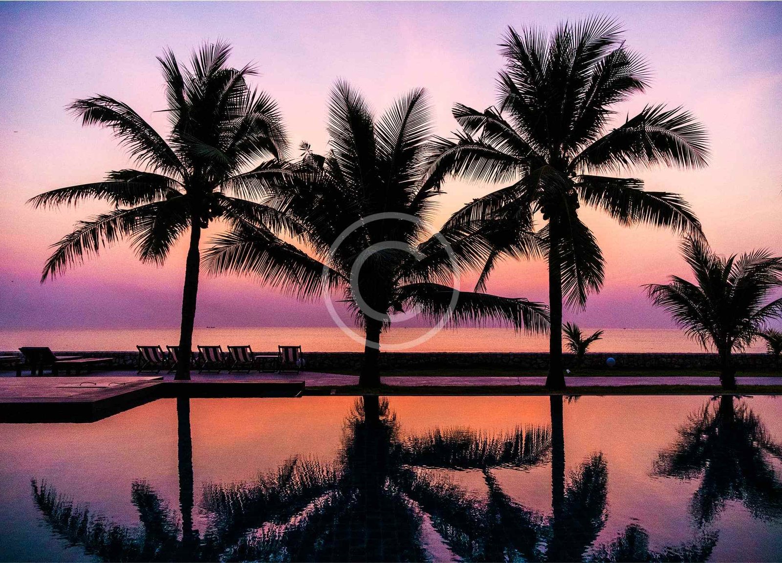 Romantic sunset